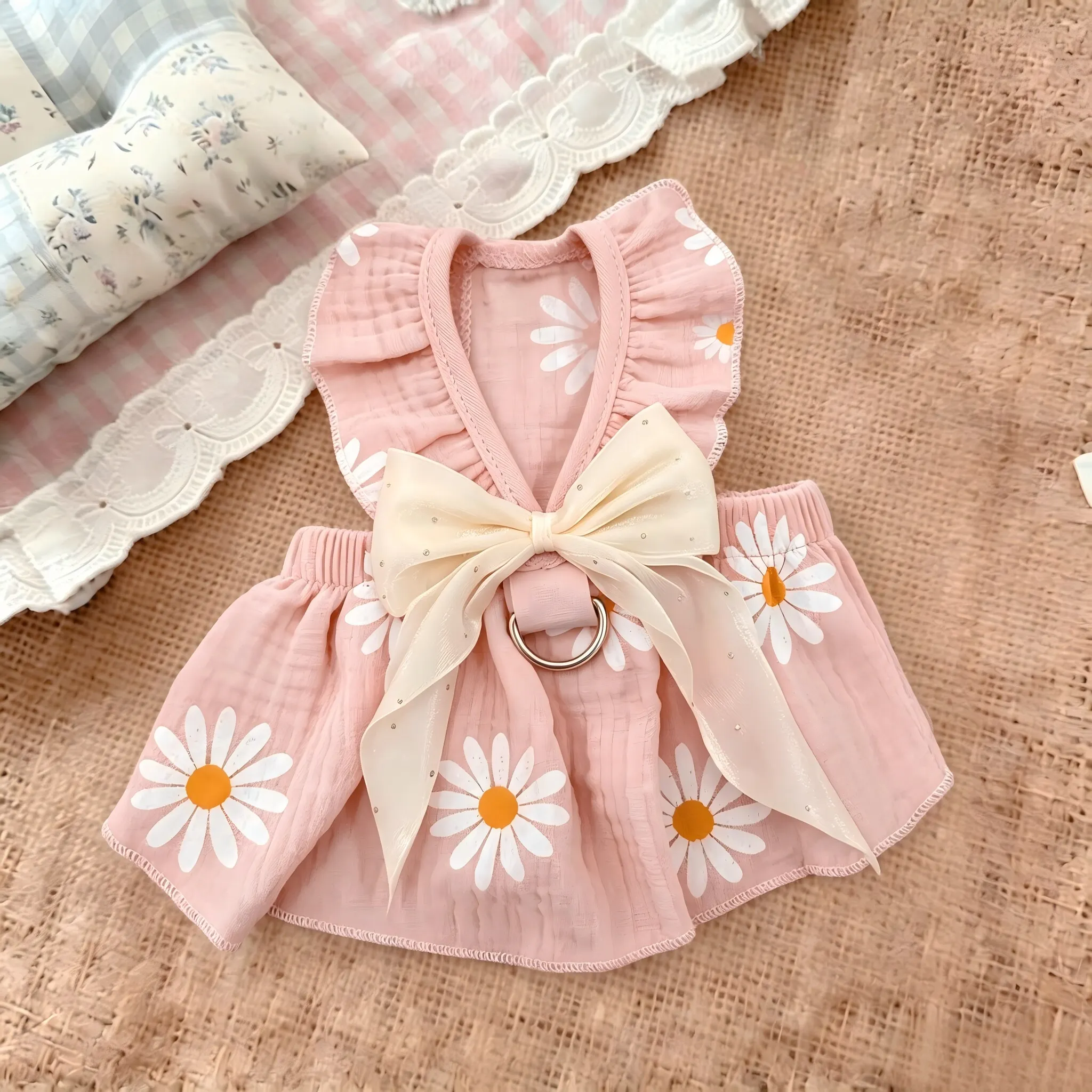 vestido coleira para cães e gatos pequenos