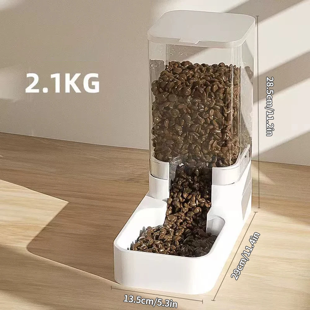 Comedouro e Bebedouro Automático para Cães e Gatos com Alimentação por Gravidade - Imagem 5