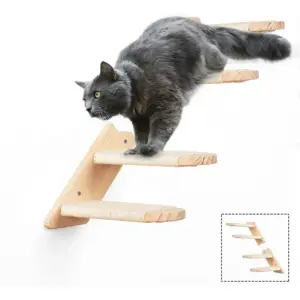 prateleira de escalada para gatos de parede