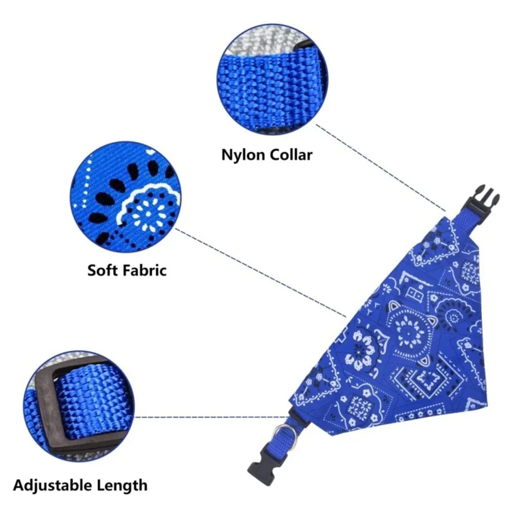 Bandana para Gatos e Cães Ajustável de Poliéster 20-40 cm - Imagem 4