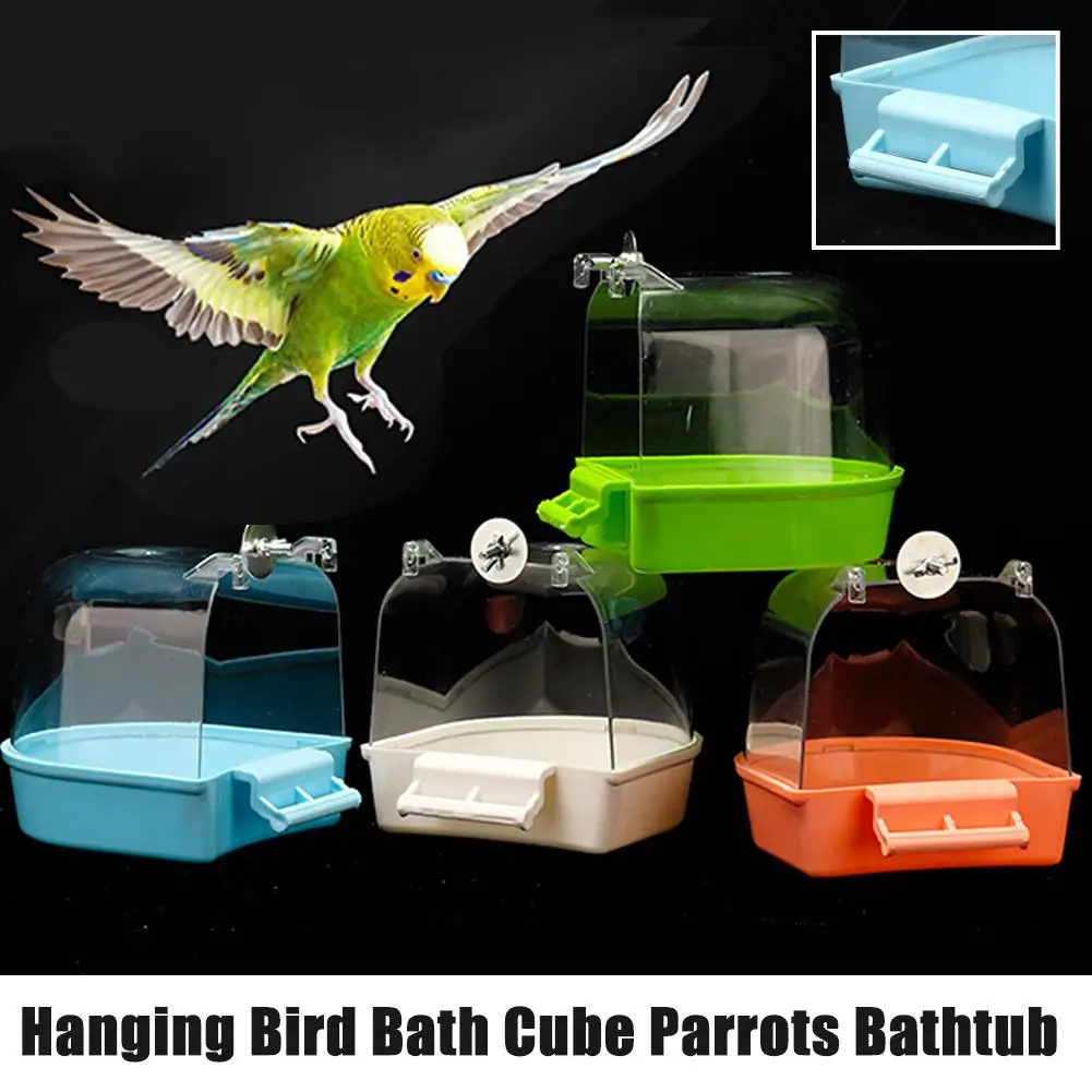 Banheira para Pássaros de Plástico 13,5 cm para Gaiola Transparente - Imagem 6