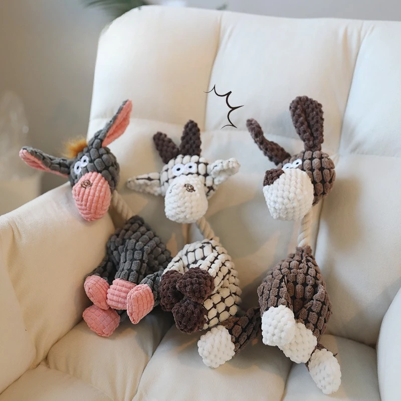 Brinquedo de Pelúcia para Cães com Som para Mastigar - Imagem 2