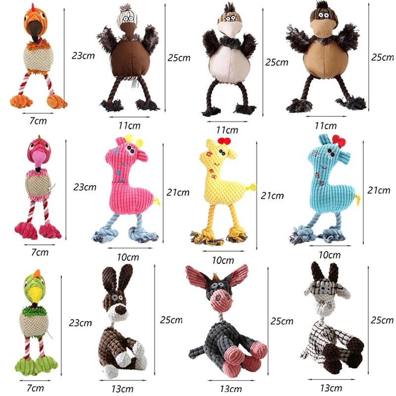Brinquedo de Pelúcia Polvo para Cães Pequenos com Corda e Ranger - Image 2