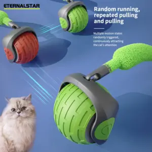 bola elétrica para gatos recarregável