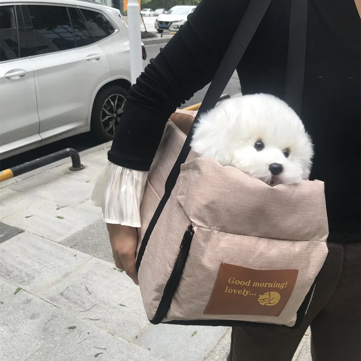 Assento de Carro para Cães e Gatos Pequenos Removível e Lavável - Imagem 3