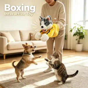 brinquedo interativo de boxe para cães