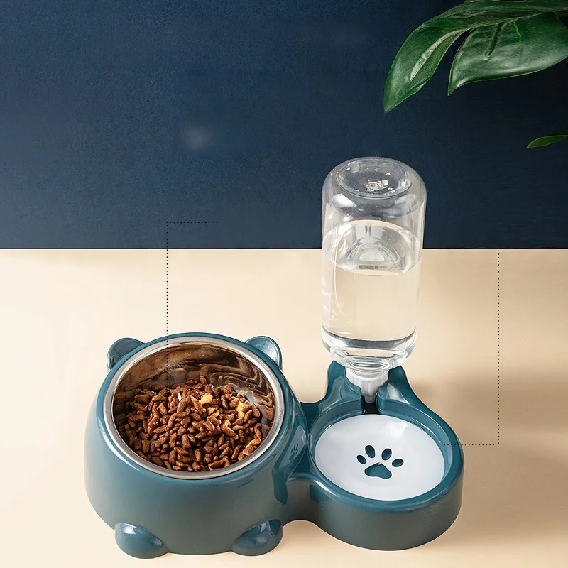 Tigela 2 em 1 para Cães e Gatos com Inclinação de 15° - Imagem 2