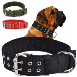 coleira militar nylon cães grandes