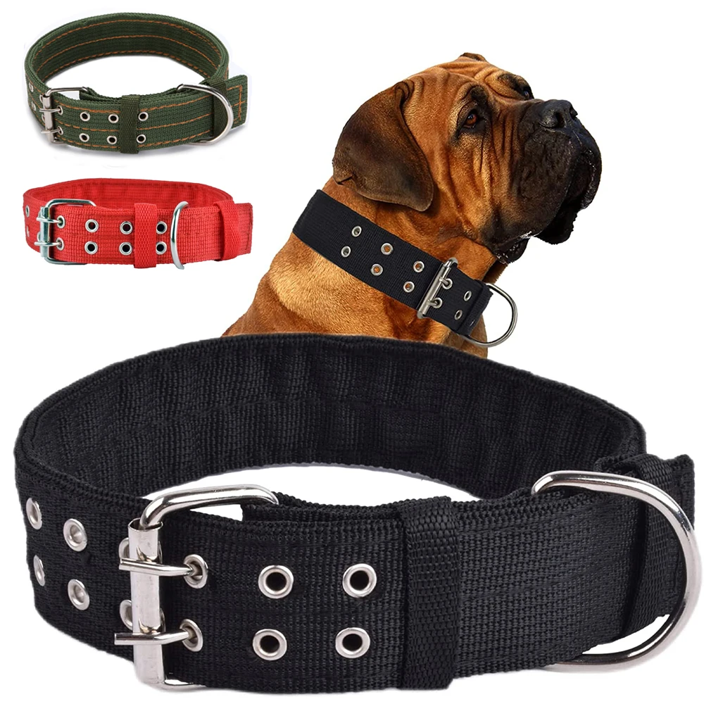 coleira militar nylon cães grandes