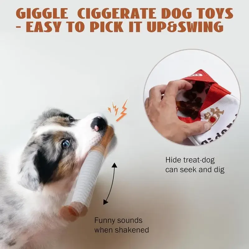 Brinquedo de Pelúcia para Cães Pequenos e Médios com Sons - Branco - Imagem 3