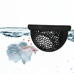 esconderijo flutuante para betta com anel de alimentação