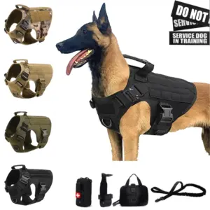 colete tático para cães de nylon