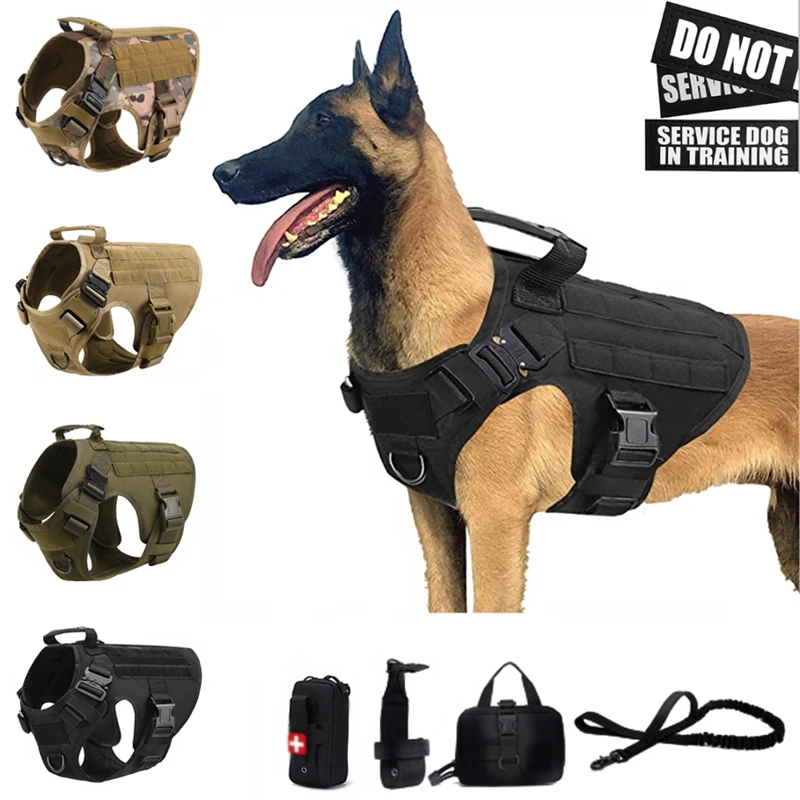colete tático para cães de nylon