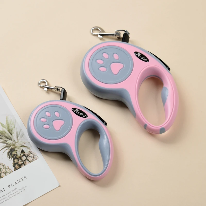 Coleira Retrátil para Cães ABS Nylon 3m para Passeio - Imagem 6