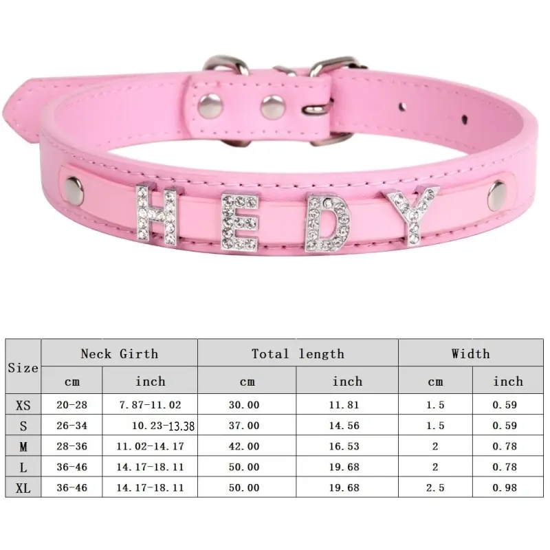 Coleira Personalizada para Cães de Couro com Nome DIY - Imagem 5