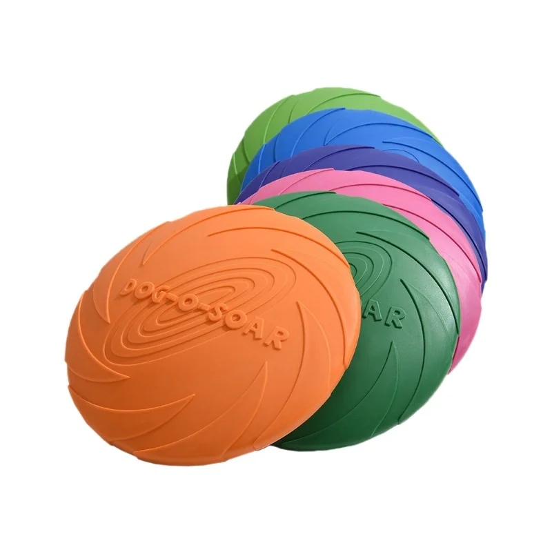Brinquedo Disco Voador de Silicone para Cães e Gatos Resistente a Mordidas - Imagem 6