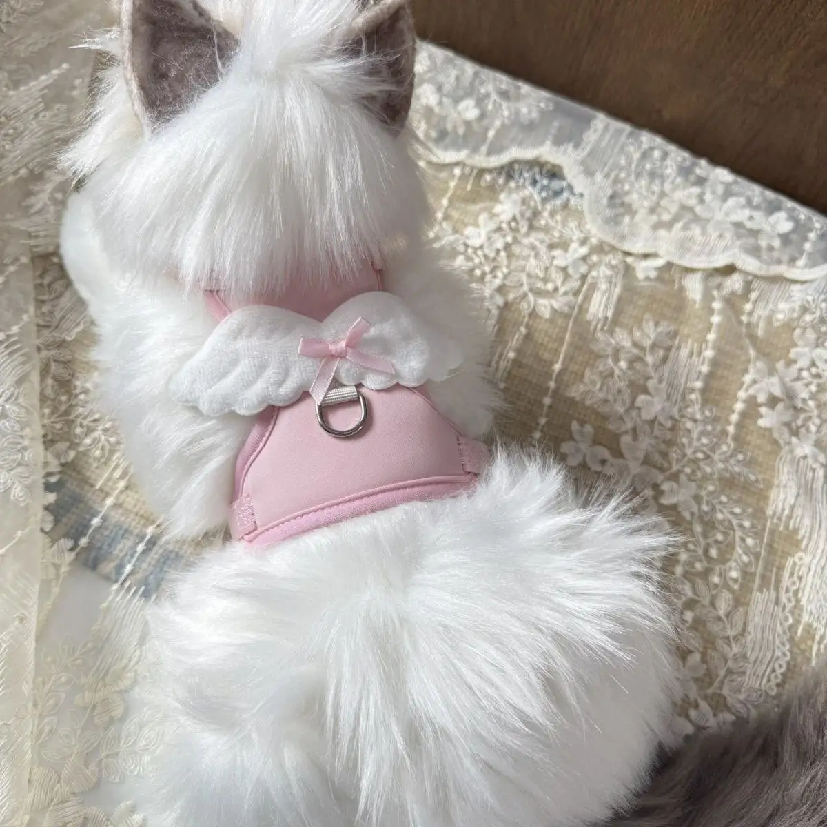 colete arnês para gatos ajustável