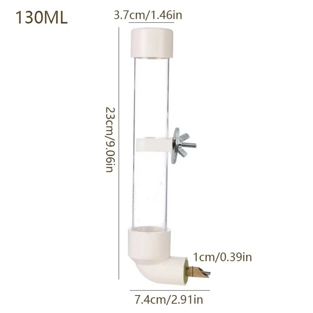 Bebedouro para Pássaros 130ml Transparente com Instalação Pendurável - Imagem 6
