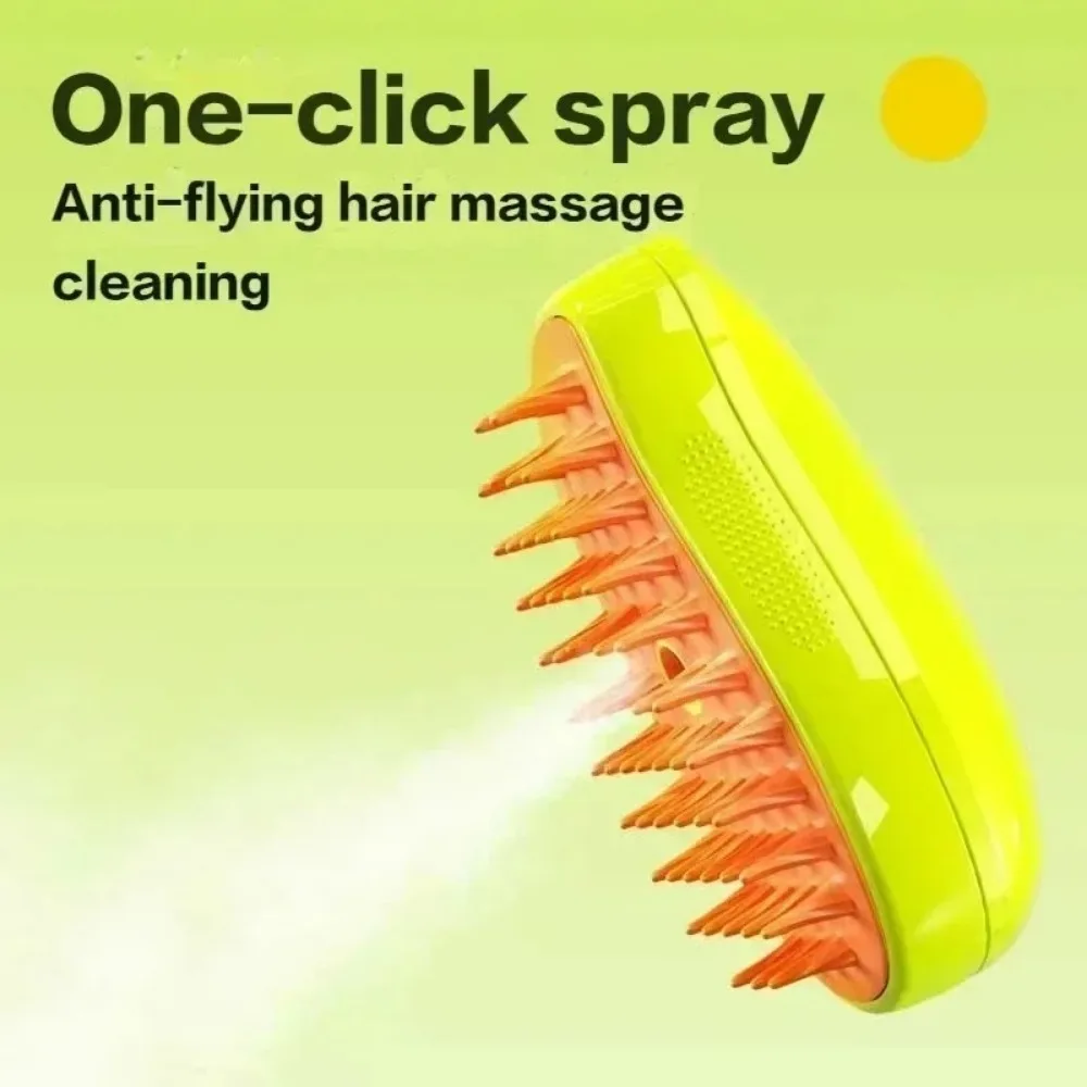 Escova a Vapor para Cães e Gatos, 3 em 1, com Função de Massagem - Imagem 4