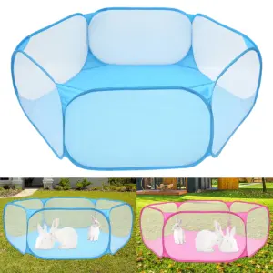 cercado transparente dobrável para hamster
