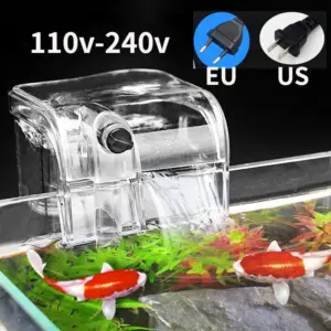 filtro hang-on para aquário com regulagem de fluxo