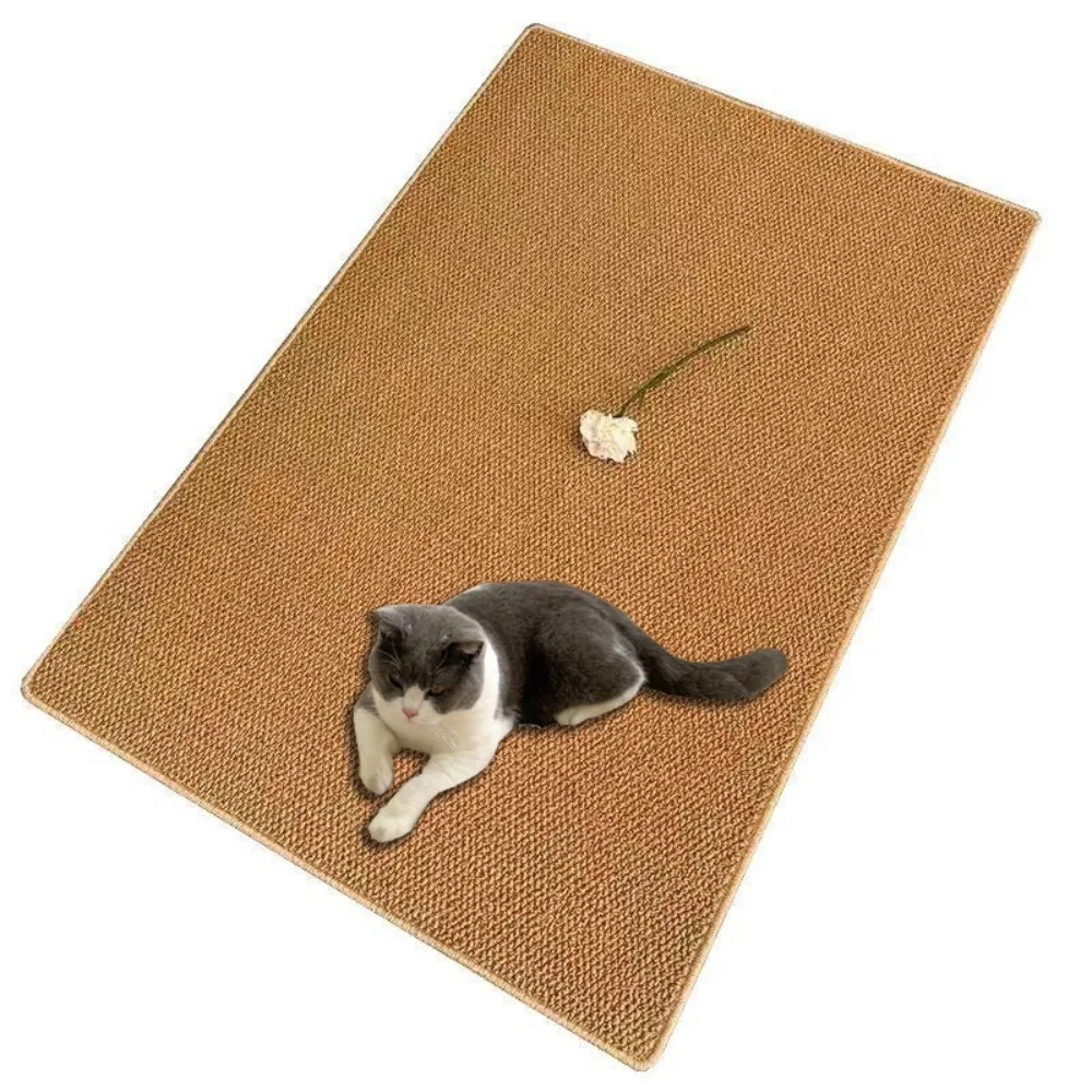 Tapete Arranhador para Gatos Sisal Antiderrapante para Afiar Garras - Imagem 5