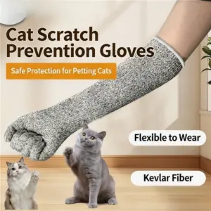 luvas protetoras anti-riscos para cães e gatos