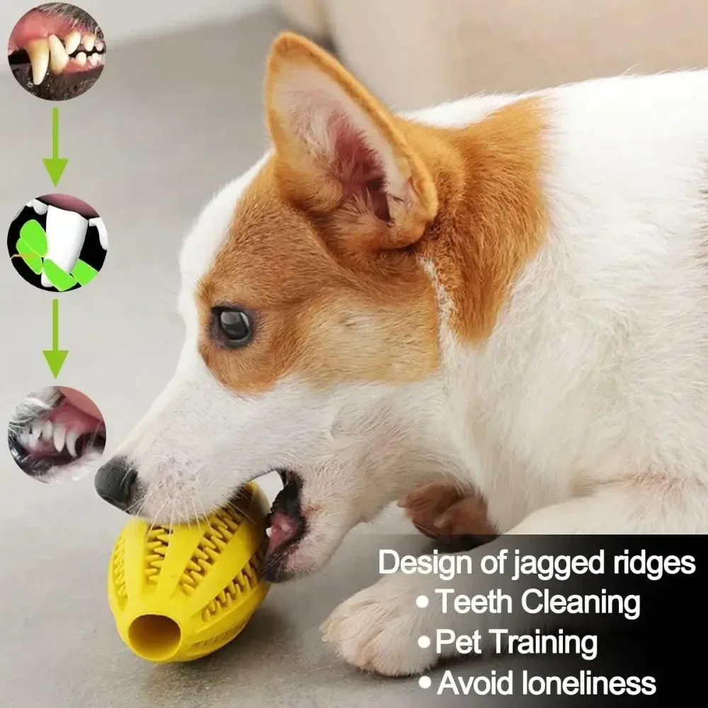 Bolinha de Borracha Natural para Cães 11 cm com Compartimento para Petisco - Image 2