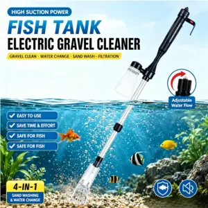 aspirador de aquário elétrico USB