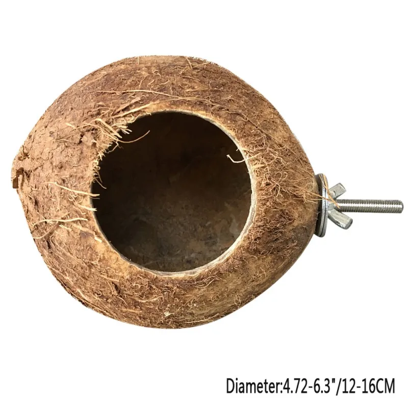 Ninho de Casca de Coco para Pássaros de 12 a 16 cm para Gaiola - Imagem 5