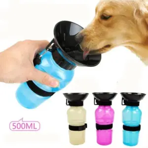 garrafa de água portátil para cães