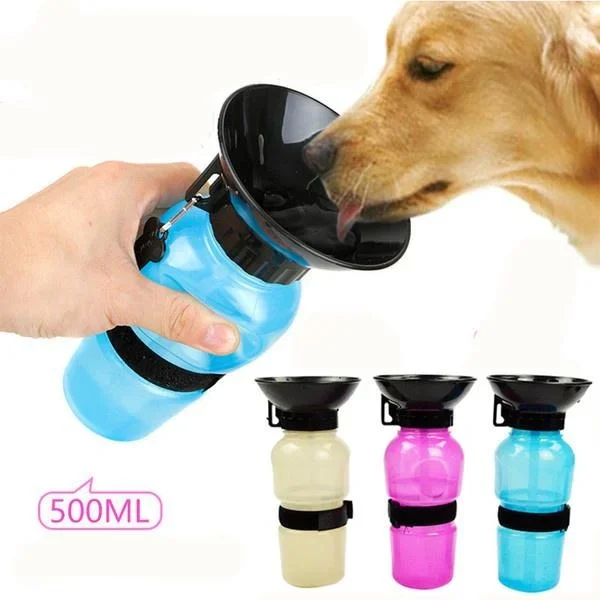 garrafa de água portátil para cães