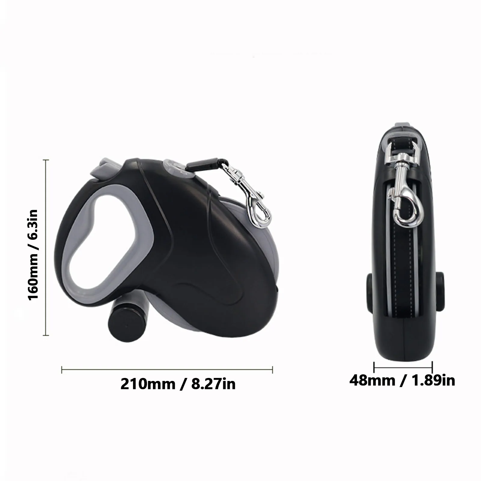 Coleira Retrátil para Cães 10 m com Rotação 360° e Cabo Antiderrapante - Image 6