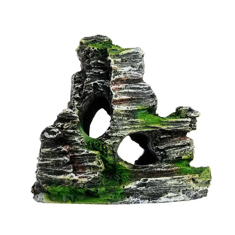 Decoração de Arenito para Aquário com Caverna para Abrigo de Peixes - Imagem 5