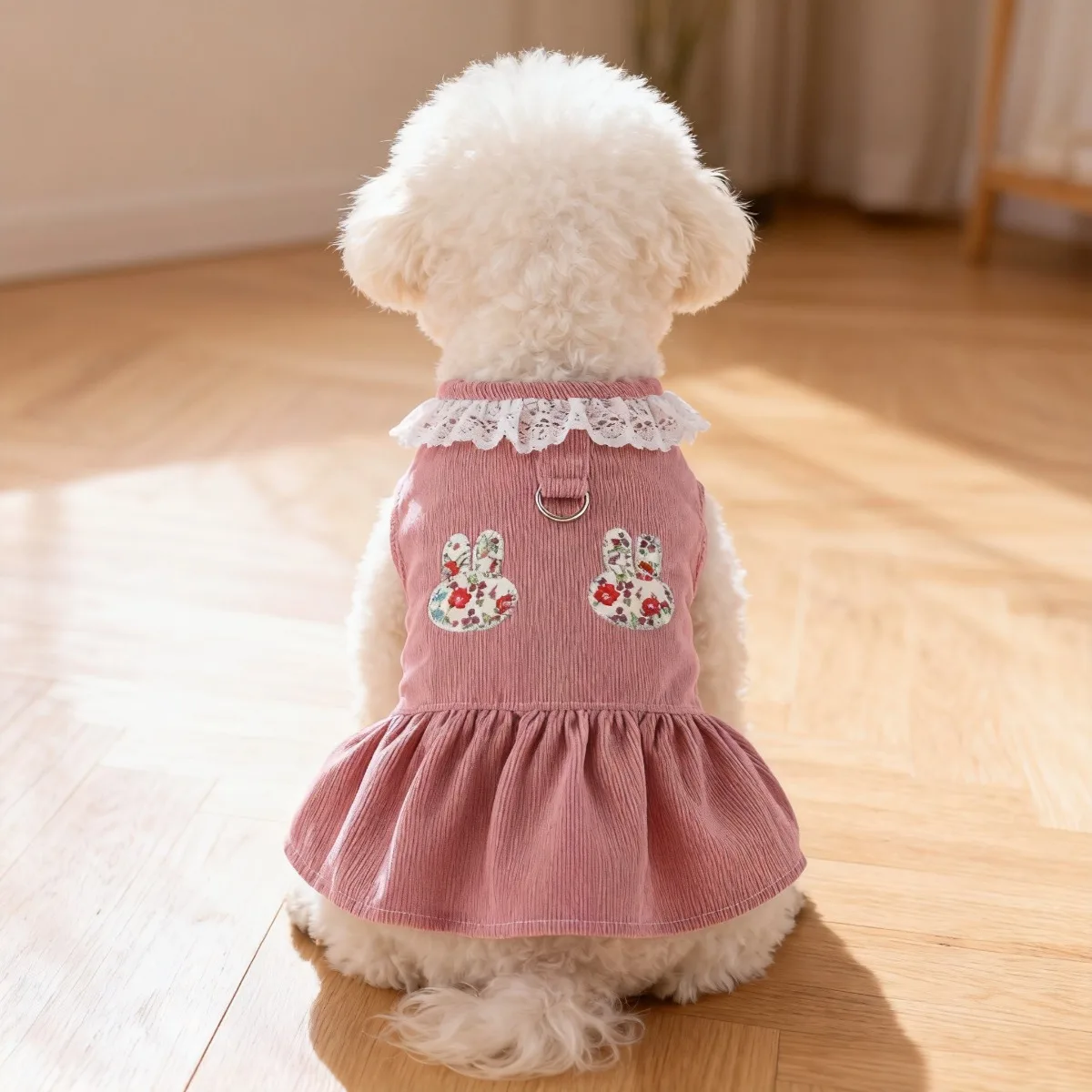 Vestido para Cães e Gatos Estilo Princesa para Teddy e Pomeranian - Image 5