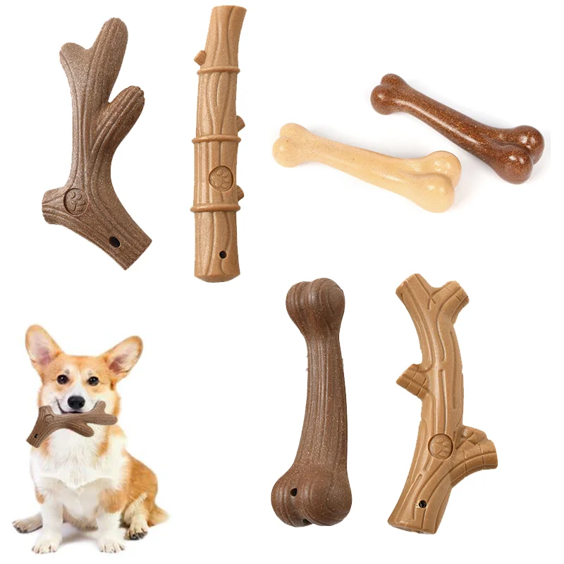 brinquedo de madeira para cães