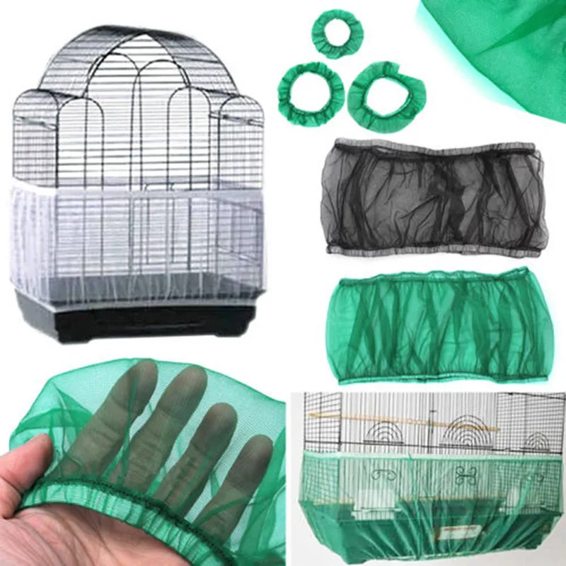 Capa de Gaiola para Pássaros de Nylon com Faixa Elástica Ajustável - Imagem 2