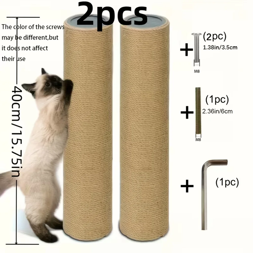 Poste Arranhador para Gatos DIY com Corda de Sisal - Imagem 3