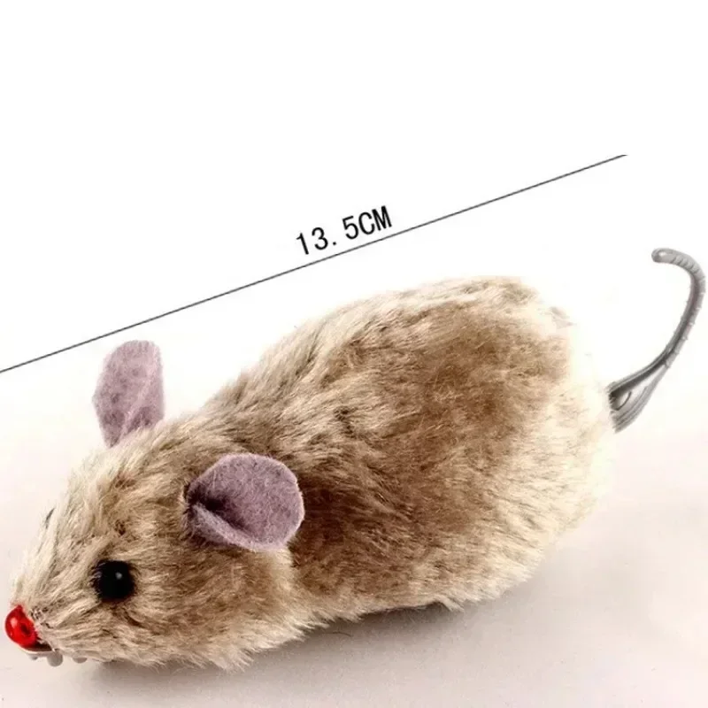 Brinquedo de Rato de Pelúcia para Gatos e Cães Pequenos 13 cm - Imagem 4