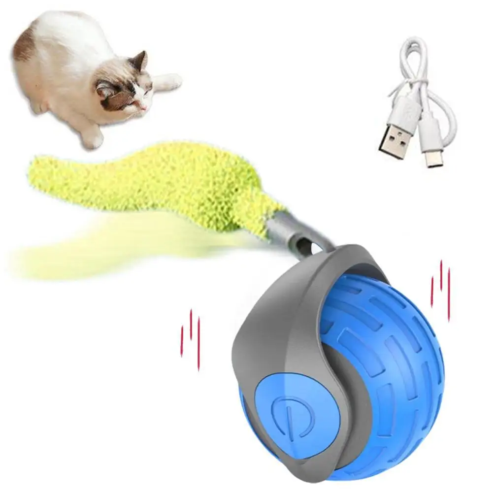 Brinquedo Interativo Speedy Pet para Gatos Bola Rolante Recarregável USB - Image 5