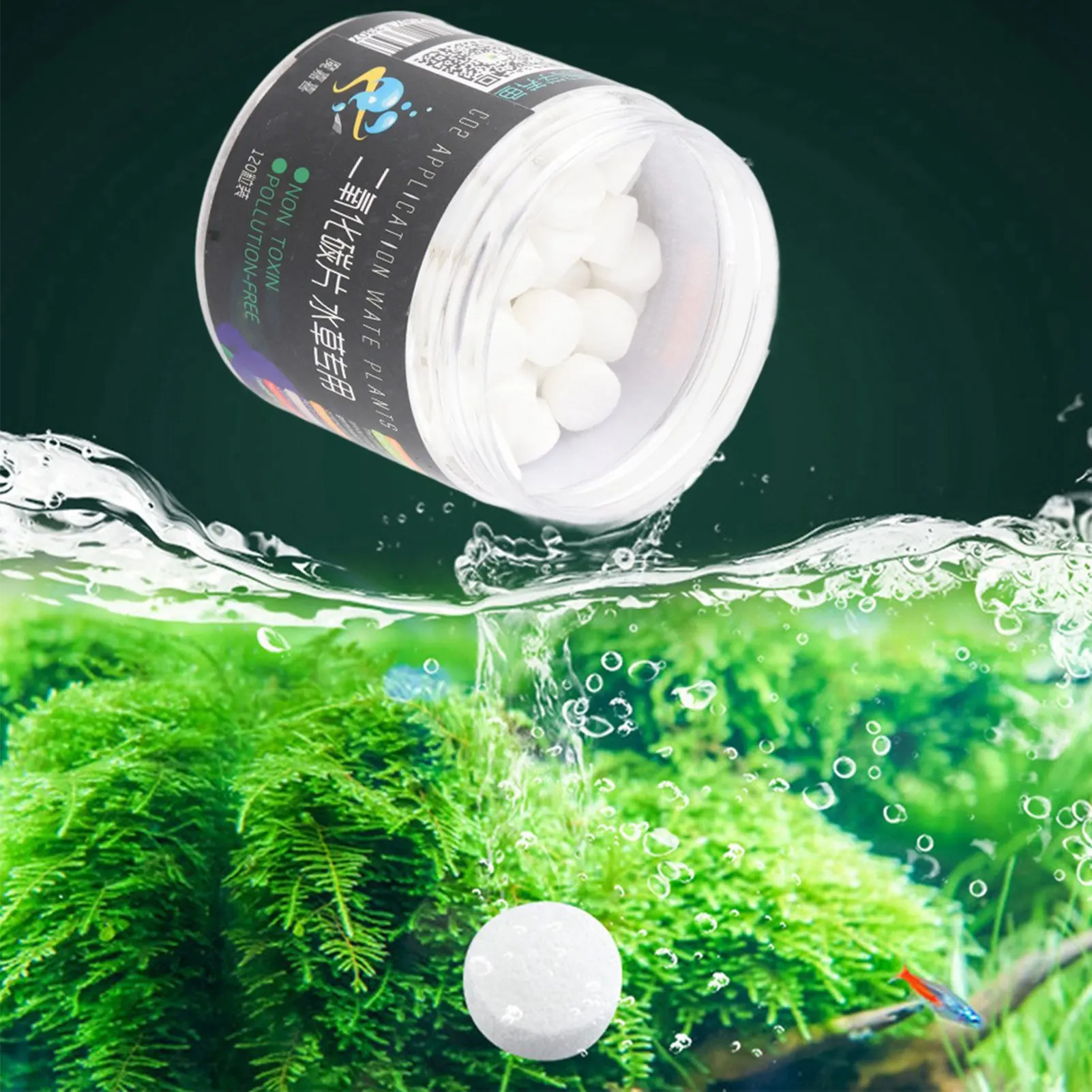 Difusor de CO2 para Aquário com Comprimido para Plantas Aquáticas - Imagem 4