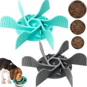 alimentador lento para cães de silicone