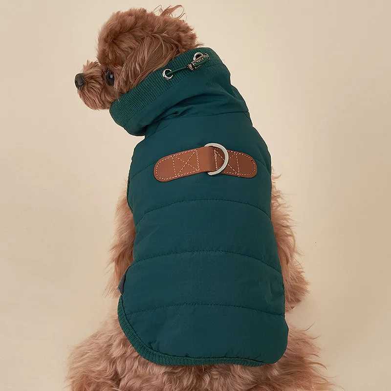 jaqueta acolchoada para cães pequenos