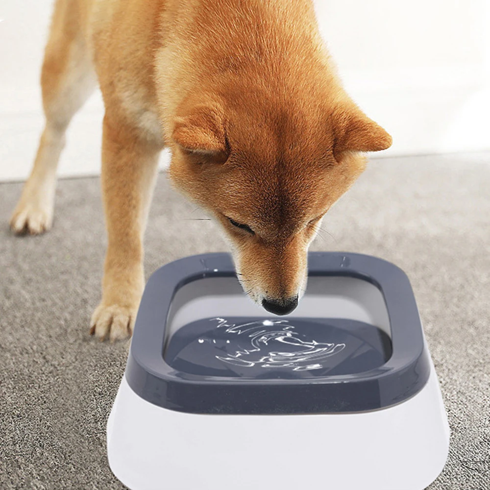 Tigela de Água Flutuante para Cães e Gatos de Plástico Durável Antirrespingo - Imagem 4