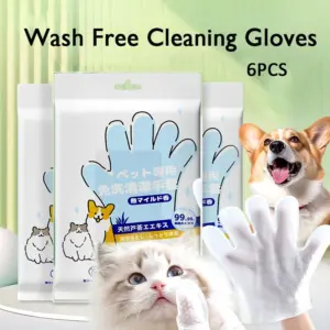luvas de limpeza para pets sem água