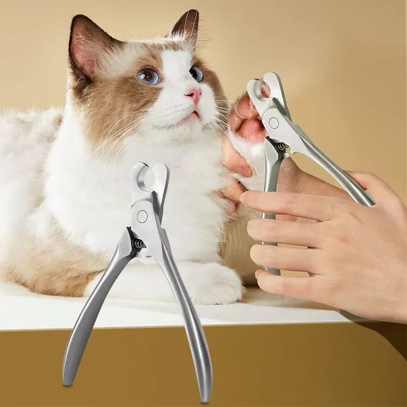 Cortador de Unhas Profissional para Cães e Gatos Aço Inoxidável - Imagem 2