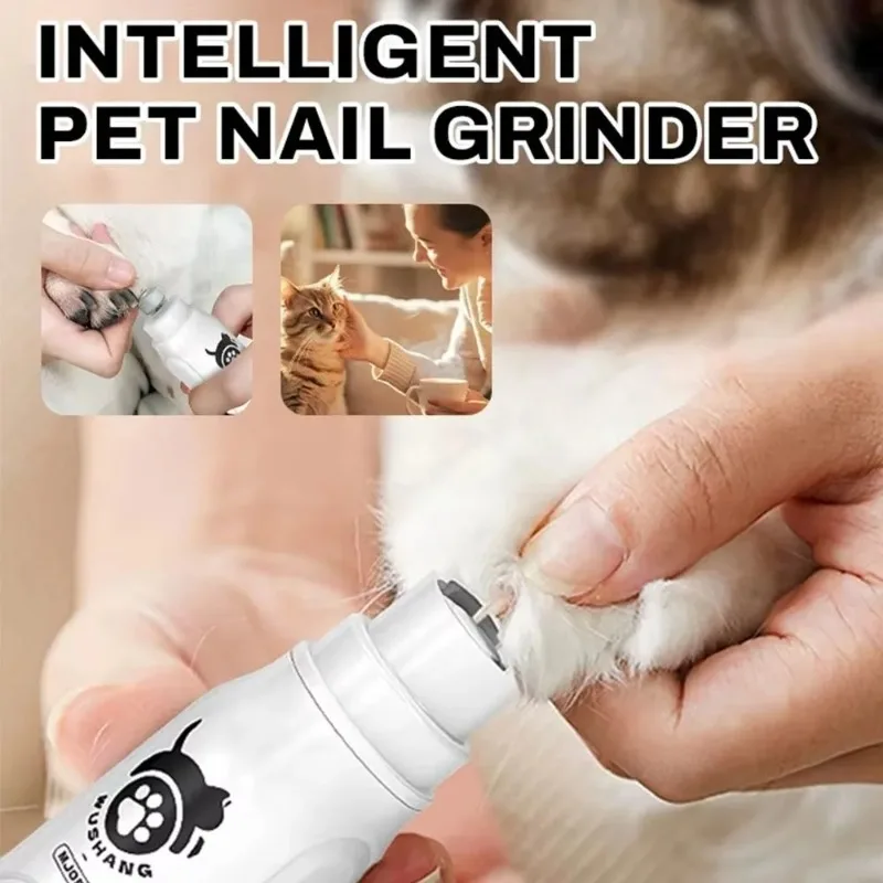 Lixadeira Elétrica para Unhas de Cães e Gatos Recarregável USB - Imagem 3