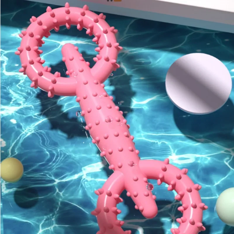 Brinquedo para Cães Anel Duplo TPR Resistente à Mordida - Imagem 5