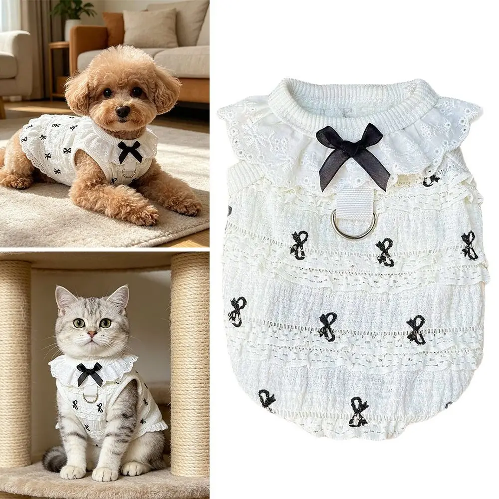 colete de renda para cães pequenos