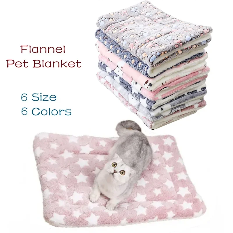 tapete de flanela para cães e gatos